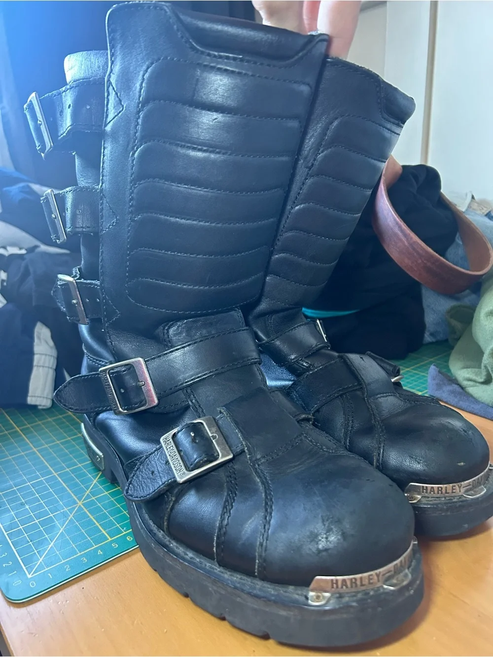 Vintage Harley Davidson “Defender” moto boots - Picture 13 of 16